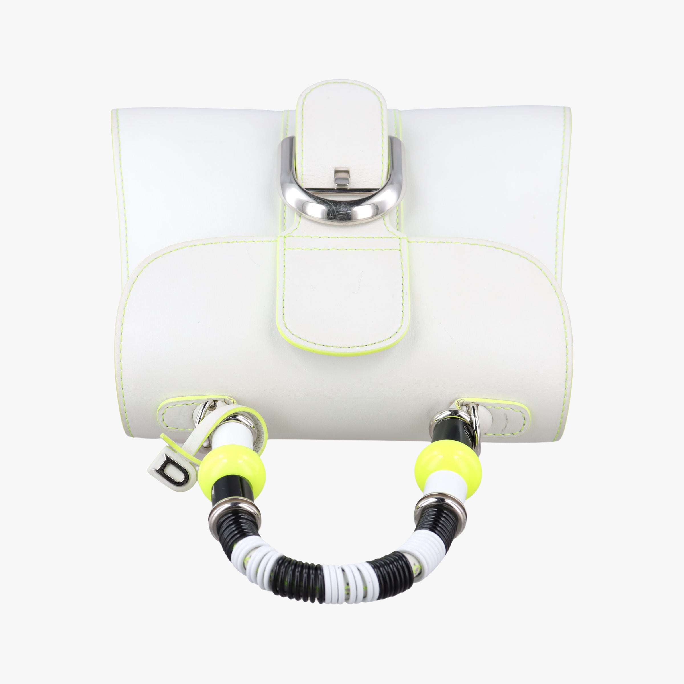 Pre-owned Delvaux Brillant mini White Leather  handbag | stylenewstar