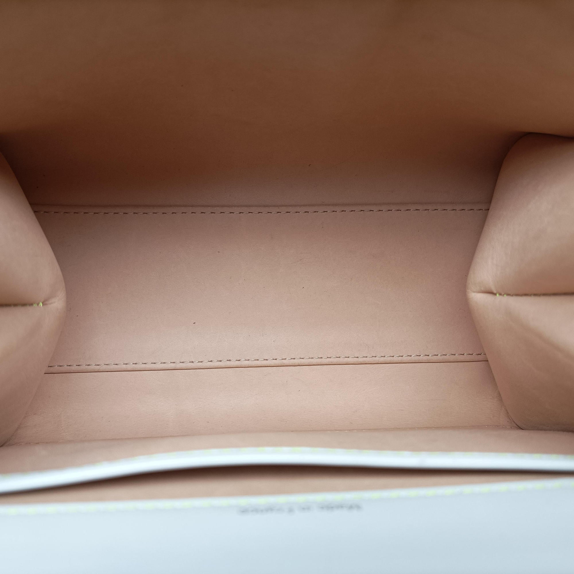 Pre-owned Delvaux Brillant mini White Leather  handbag | stylenewstar