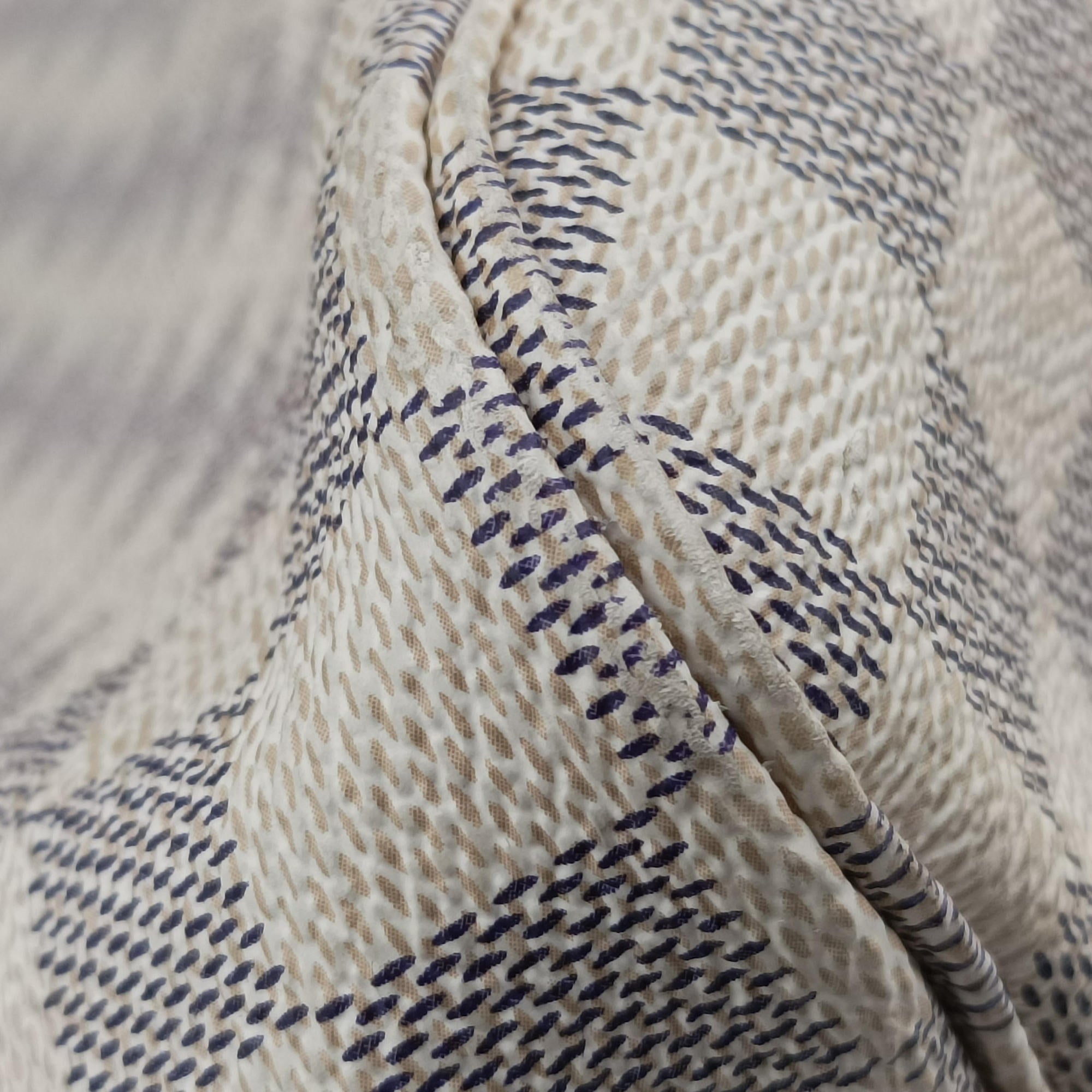 Pre-owned Louis Vuitton NEVERFULL GM Azur Damier Canvas N51108 handbag | stylenewstar