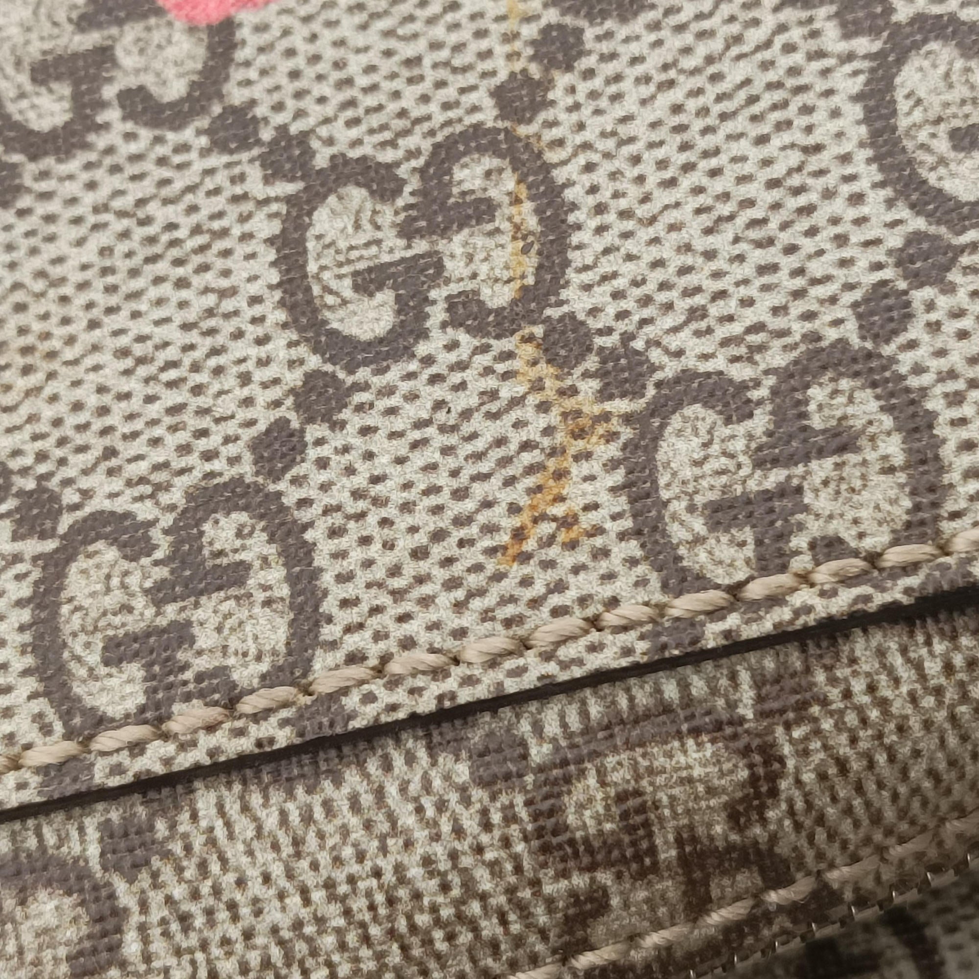 Pre-owned Gucci GG Blooms Beige×multi PVC coated canvas 405019 backpack/rucksack | stylenewstar