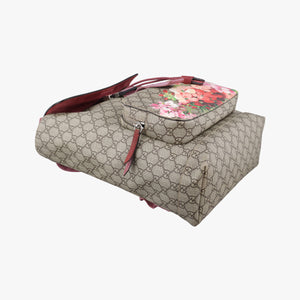 Pre-owned Gucci GG Blooms Beige×multi PVC coated canvas 405019 backpack/rucksack | stylenewstar