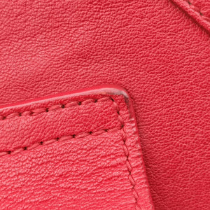 Secondhand Yves Saint Laurent Cabas ChYc Red Leather 279079 handbag | stylenewstar