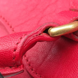 Secondhand Yves Saint Laurent Cabas ChYc Red Leather 279079 handbag | stylenewstar