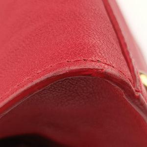 Secondhand Yves Saint Laurent Cabas ChYc Red Leather 279079 handbag | stylenewstar
