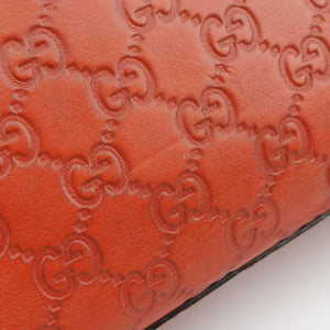 Pre-owned Gucci Emily Red Leather 295403 shoulderbag | stylenewstar