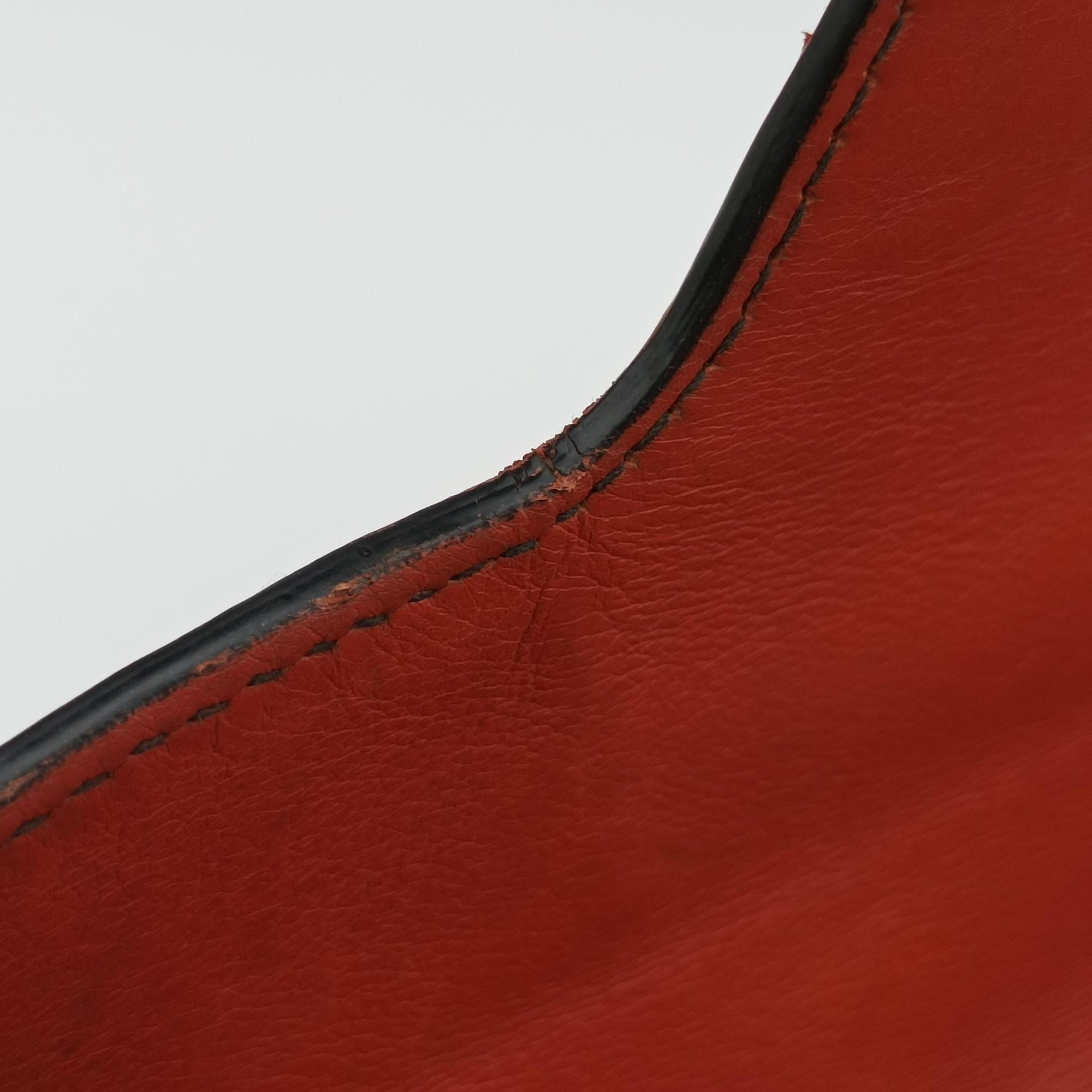 Pre-owned Gucci Emily Red Leather 295403 shoulderbag | stylenewstar