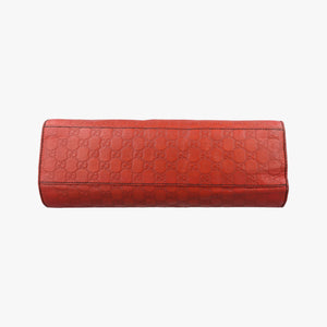 Pre-owned Gucci Emily Red Leather 295403 shoulderbag | stylenewstar
