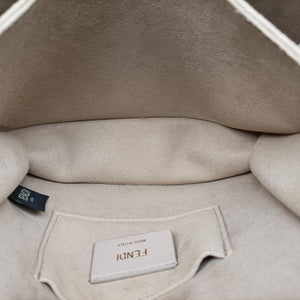 Pre-owned Fendi Kan U Brown×black Leather 8M0417 shoulderbag | stylenewstar