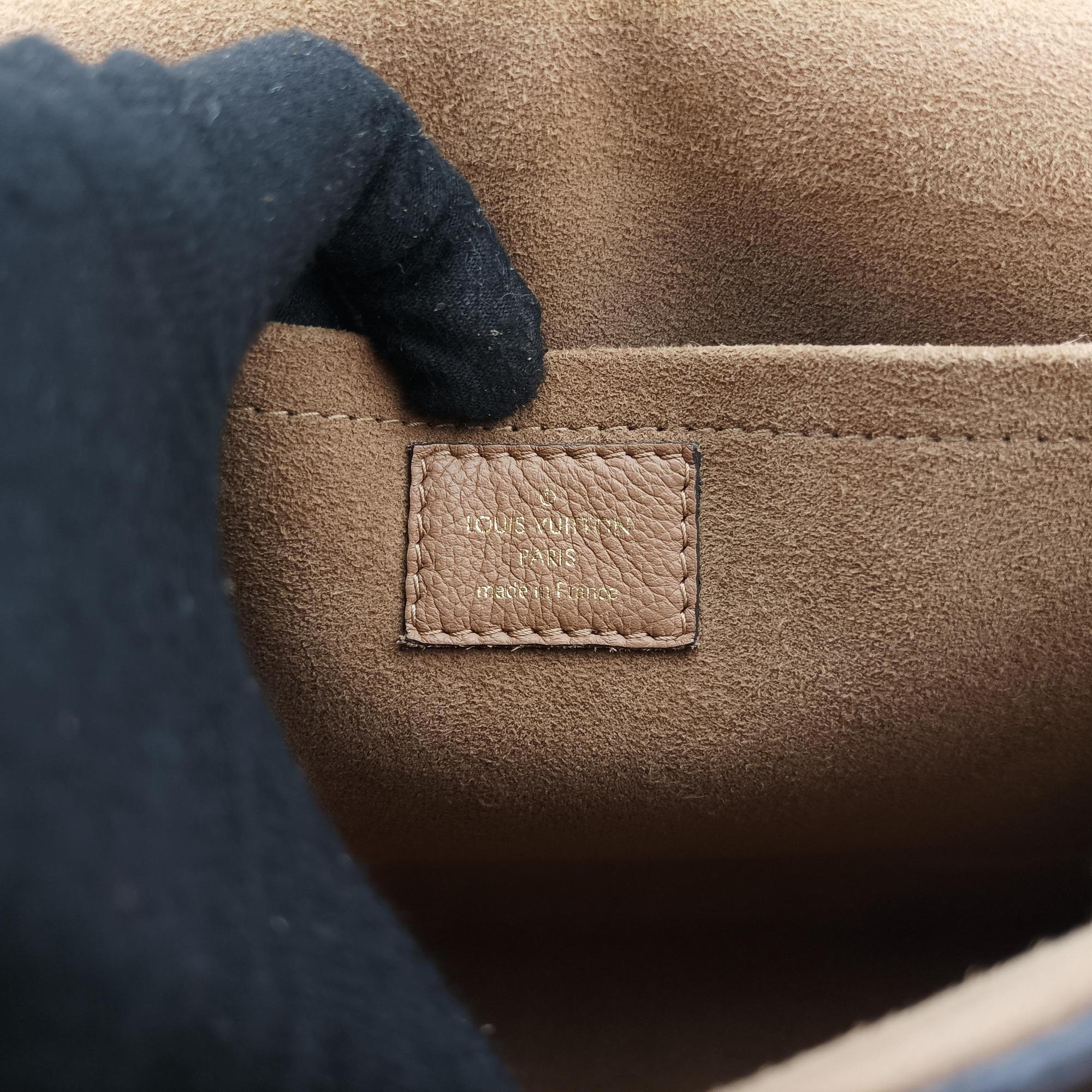 Pre-owned Louis Vuitton MARIGNAN Brown×Sesae Monogram Canvas×calf leather M44257 shoulderbag | stylenewstar