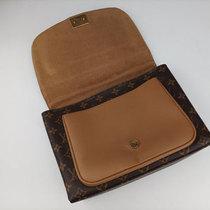 Pre-owned Louis Vuitton MARIGNAN Brown×Sesae Monogram Canvas×calf leather M44257 shoulderbag | stylenewstar
