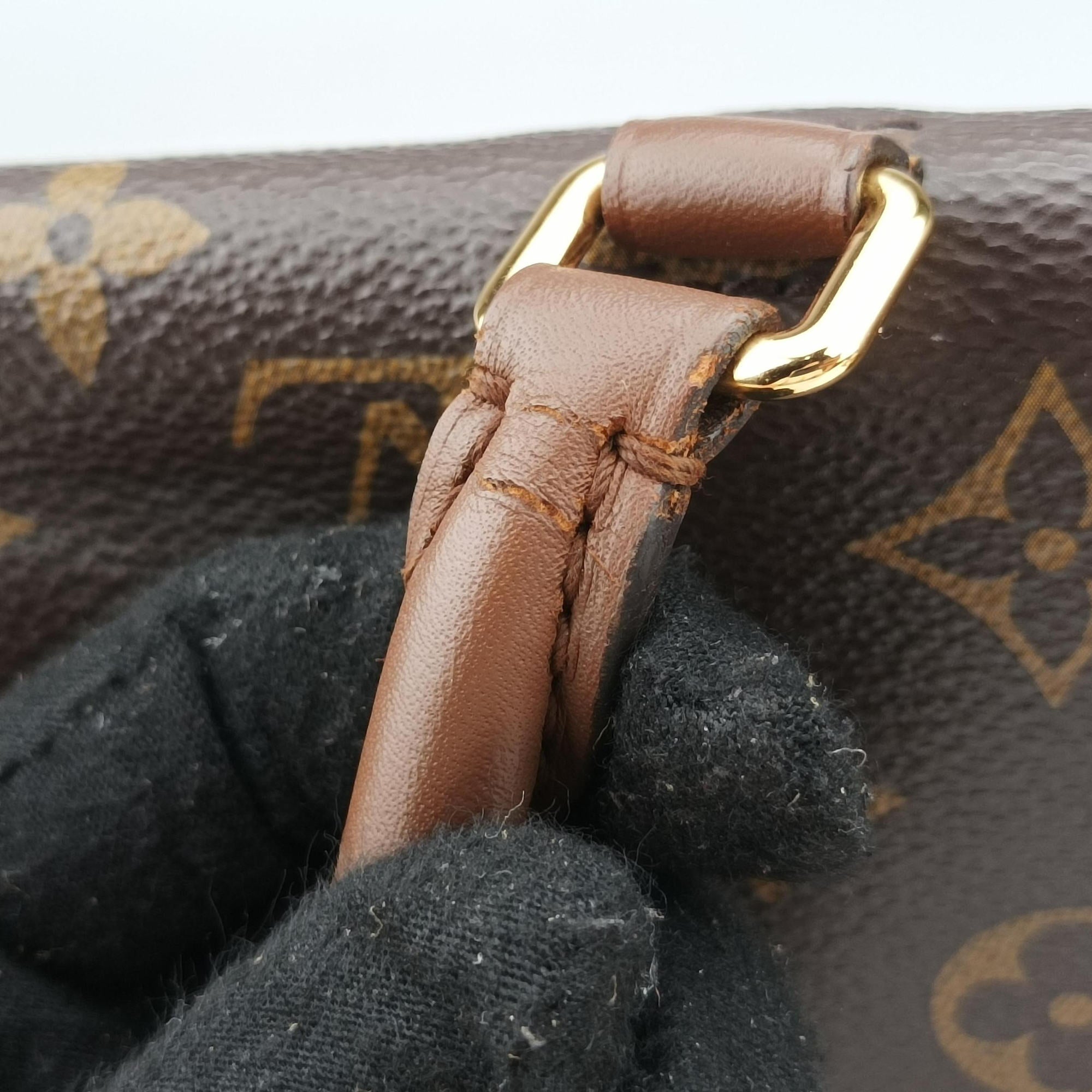Pre-owned Louis Vuitton MARIGNAN Brown×Sesae Monogram Canvas×calf leather M44257 shoulderbag | stylenewstar