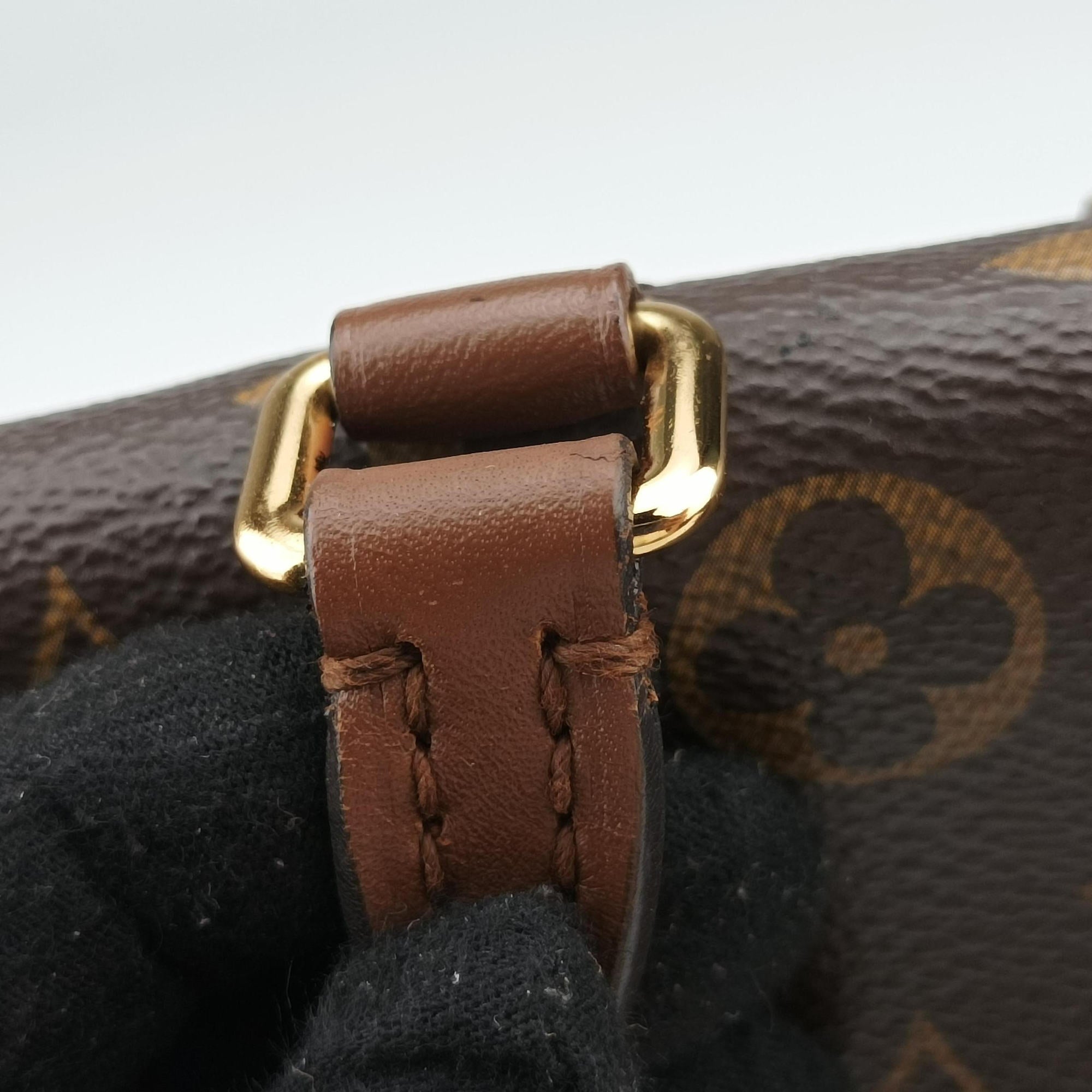 Pre-owned Louis Vuitton MARIGNAN Brown×Sesae Monogram Canvas×calf leather M44257 shoulderbag | stylenewstar