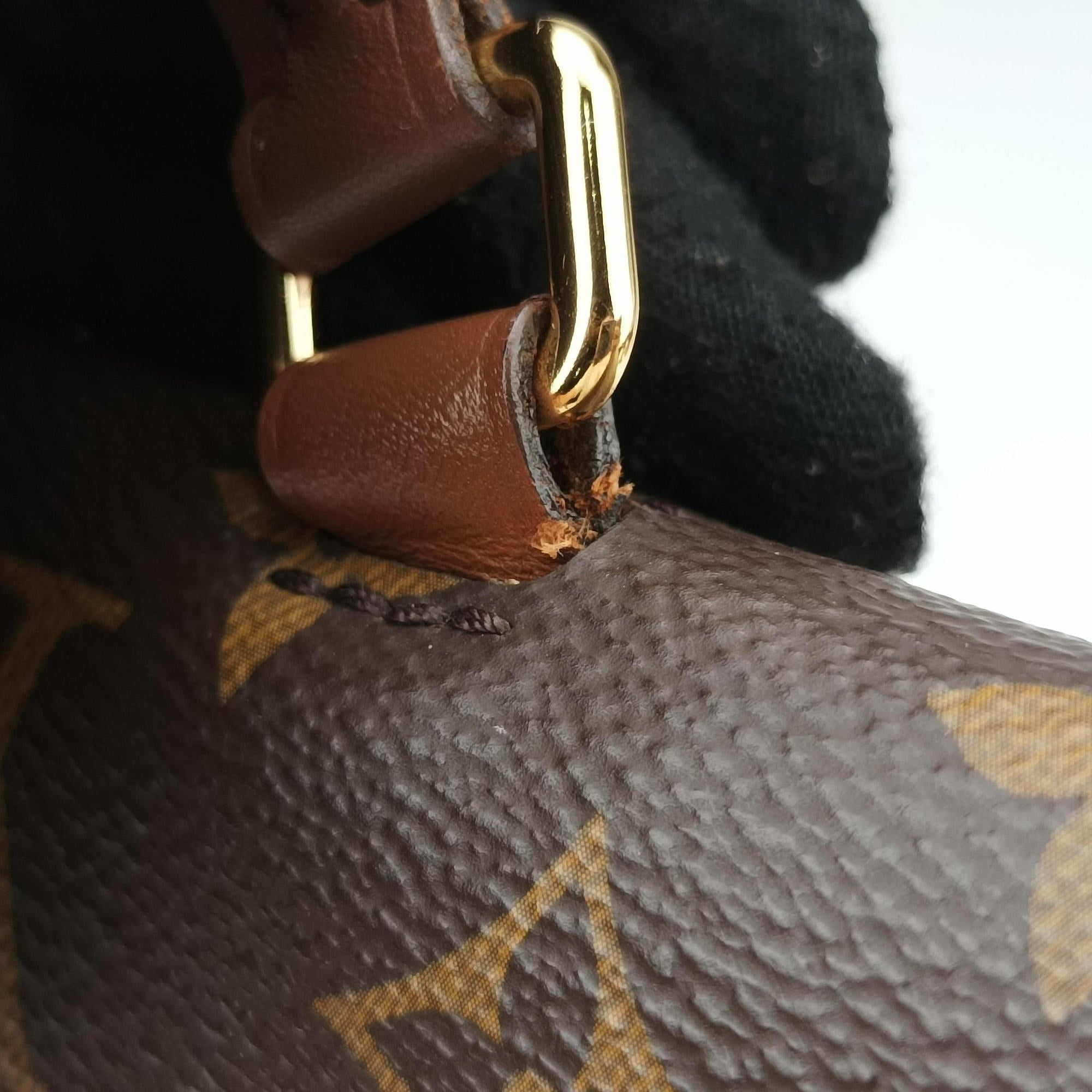 Pre-owned Louis Vuitton MARIGNAN Brown×Sesae Monogram Canvas×calf leather M44257 shoulderbag | stylenewstar