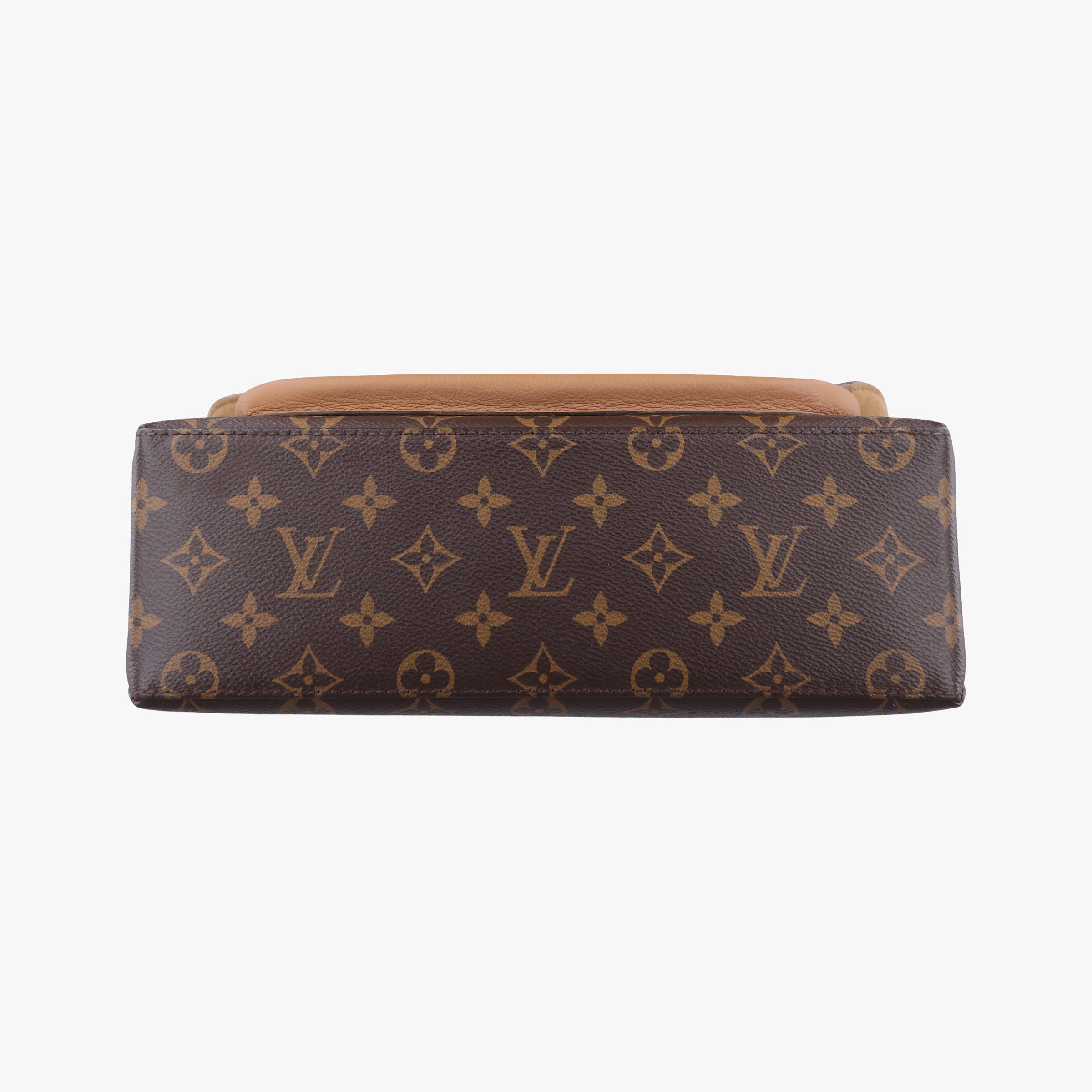 Pre-owned Louis Vuitton MARIGNAN Brown×Sesae Monogram Canvas×calf leather M44257 shoulderbag | stylenewstar