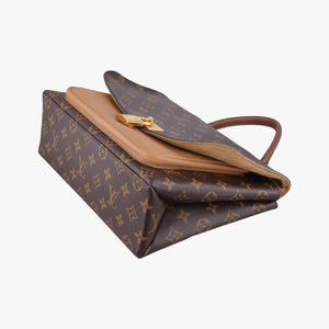 Pre-owned Louis Vuitton MARIGNAN Brown×Sesae Monogram Canvas×calf leather M44257 shoulderbag | stylenewstar