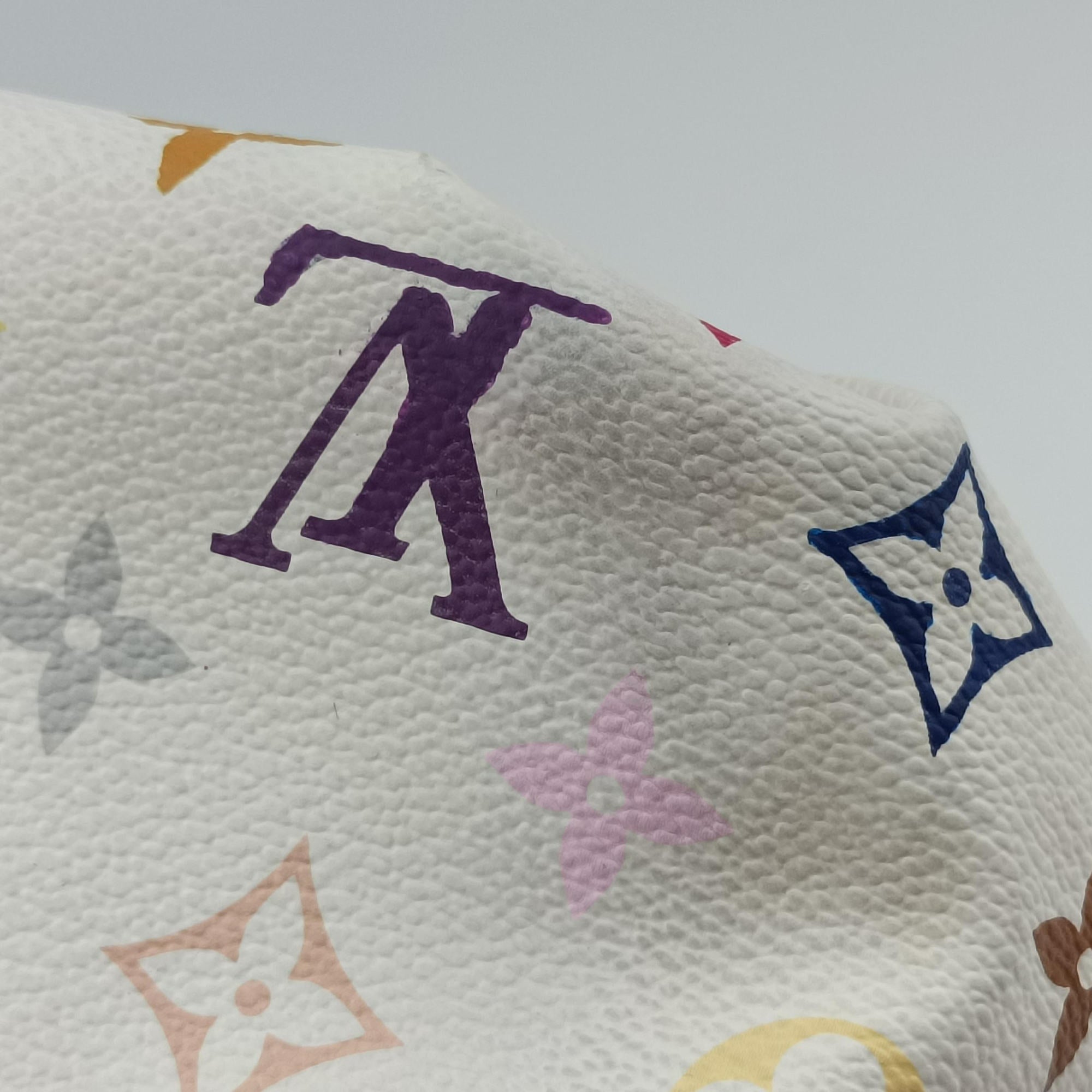 Pre-owned Louis Vuitton ANNIE GM white Monogram Multicolor M40303 shoulderbag | stylenewstar