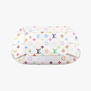 Pre-owned Louis Vuitton ANNIE GM white Monogram Multicolor M40303 shoulderbag | stylenewstar