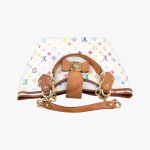 Pre-owned Louis Vuitton ANNIE GM white Monogram Multicolor M40303 shoulderbag | stylenewstar