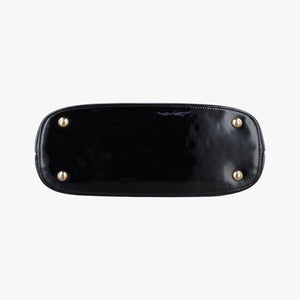 Pre-owned Gucci Bright Bit Black Patent 371925 handbag | stylenewstar