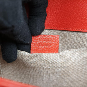 Pre-owned Gucci Interlocking G Orange Leather 510304 shoulderbag | stylenewstar