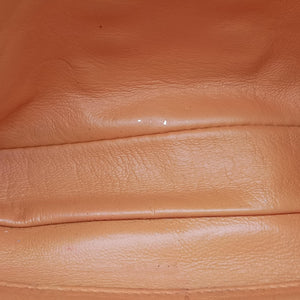 Pre-owned Christian Dior Miss Dior Cannage New Lock Orange lambskin  shoulderbag | stylenewstar