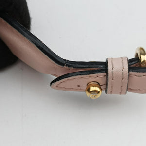Pre-owned Fendi Kan I Black Leather 8M0381 shoulderbag | stylenewstar