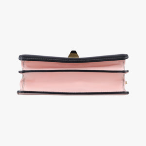 Pre-owned Fendi Kan I Black Leather 8M0381 shoulderbag | stylenewstar