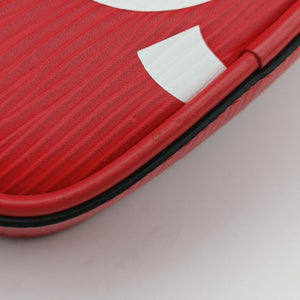 Pre-owned Louis Vuitton Danube PPM Supreme Collaboration ROUGE×white Epi M53434 shoulderbag | stylenewstar