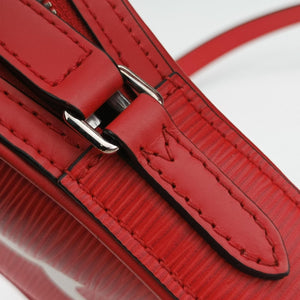 Pre-owned Louis Vuitton Danube PPM Supreme Collaboration ROUGE×white Epi M53434 shoulderbag | stylenewstar