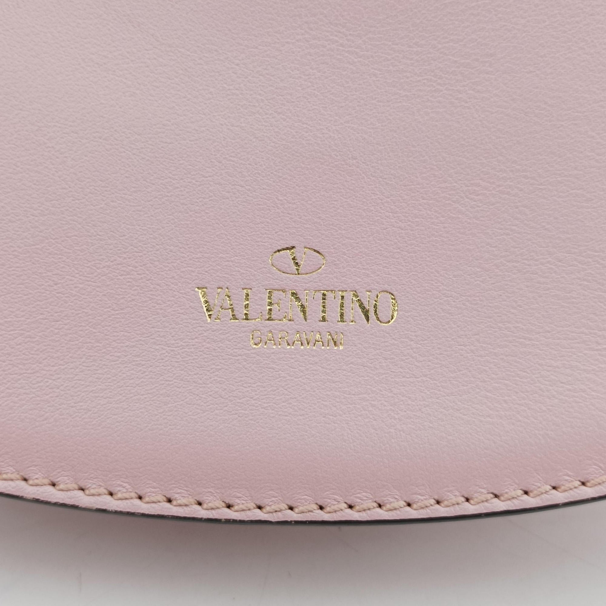 Secondhand Valentino My Rockstud Pink Leather  shoulderbag | stylenewstar