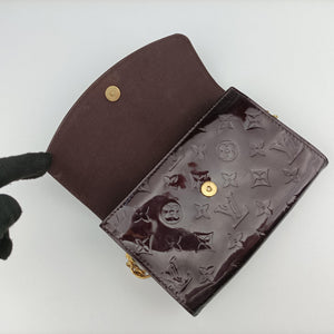 Pre-owned Louis Vuitton Belle Air Amarante Vernis M93613 shoulderbag | stylenewstar