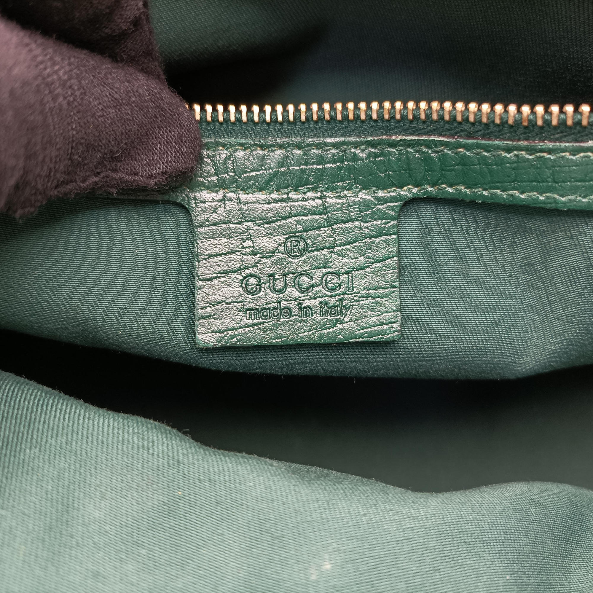 Pre-owned Gucci Horsebit Hasler Green × Brown GGCanvas×Leather 137475 handbag | stylenewstar