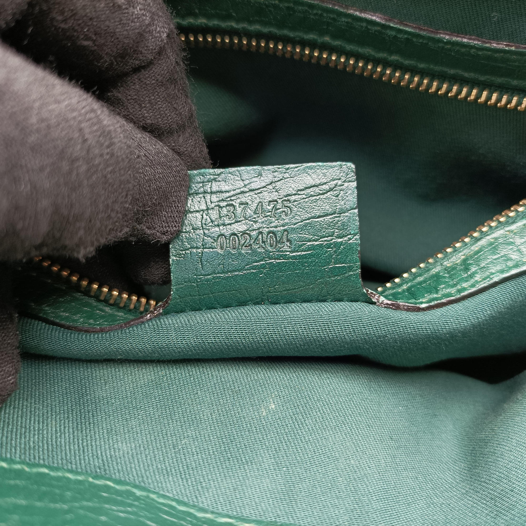 Pre-owned Gucci Horsebit Hasler Green × Brown GGCanvas×Leather 137475 handbag | stylenewstar