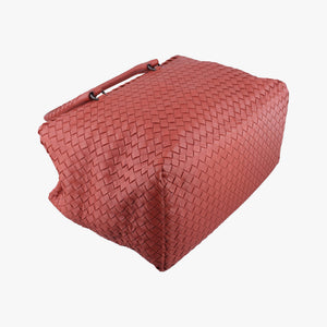 Pre-owned Bottega Veneta Intrecciato terracotta lambskin  handbag | stylenewstar