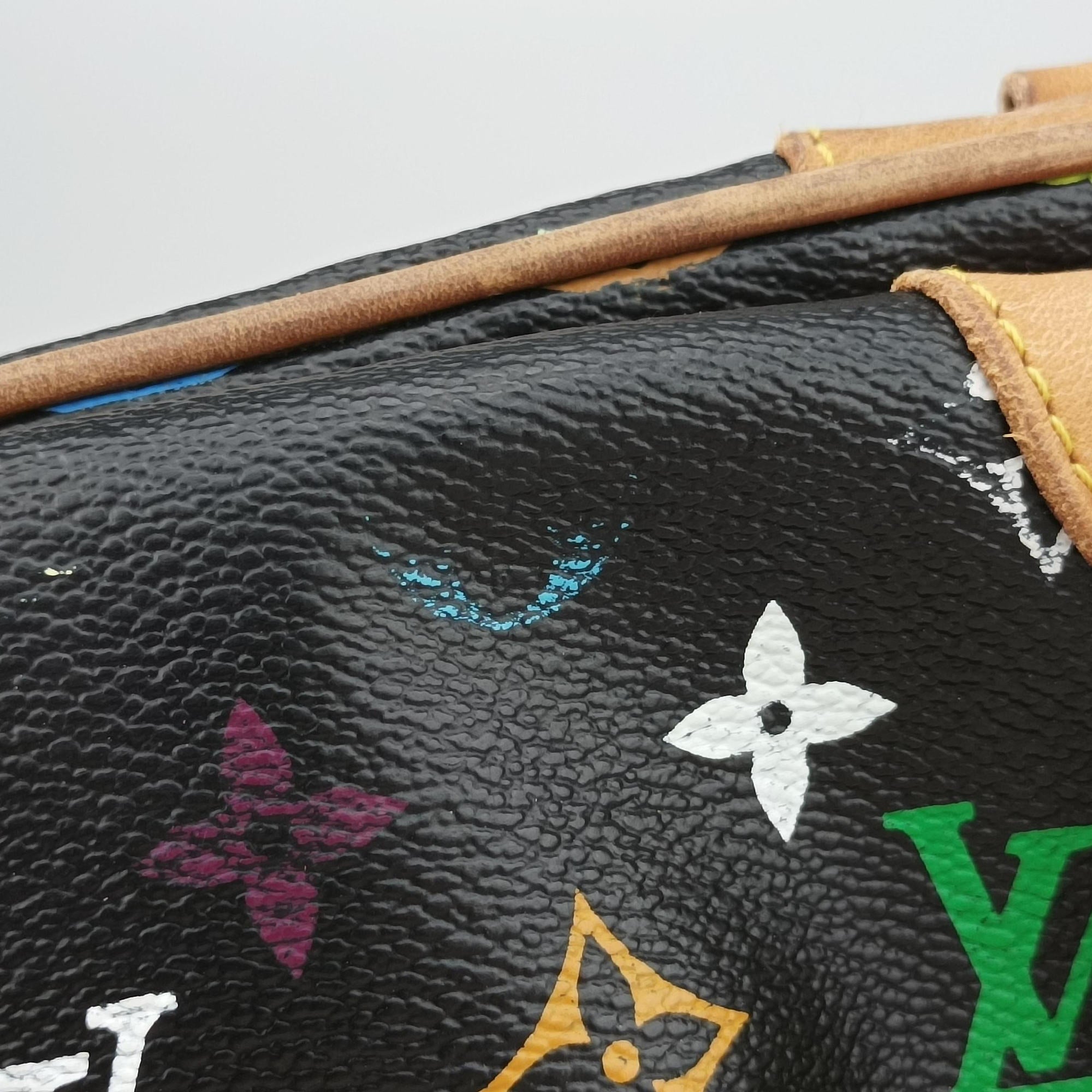 Pre-owned Louis Vuitton CLAUDIA Noir Monogram Multicolor M40194 handbag | stylenewstar