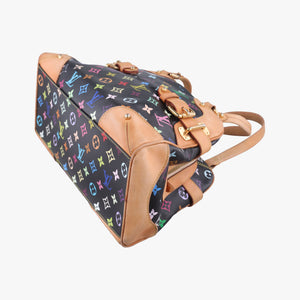Pre-owned Louis Vuitton CLAUDIA Noir Monogram Multicolor M40194 handbag | stylenewstar