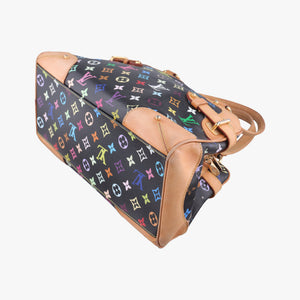Pre-owned Louis Vuitton CLAUDIA Noir Monogram Multicolor M40194 handbag | stylenewstar