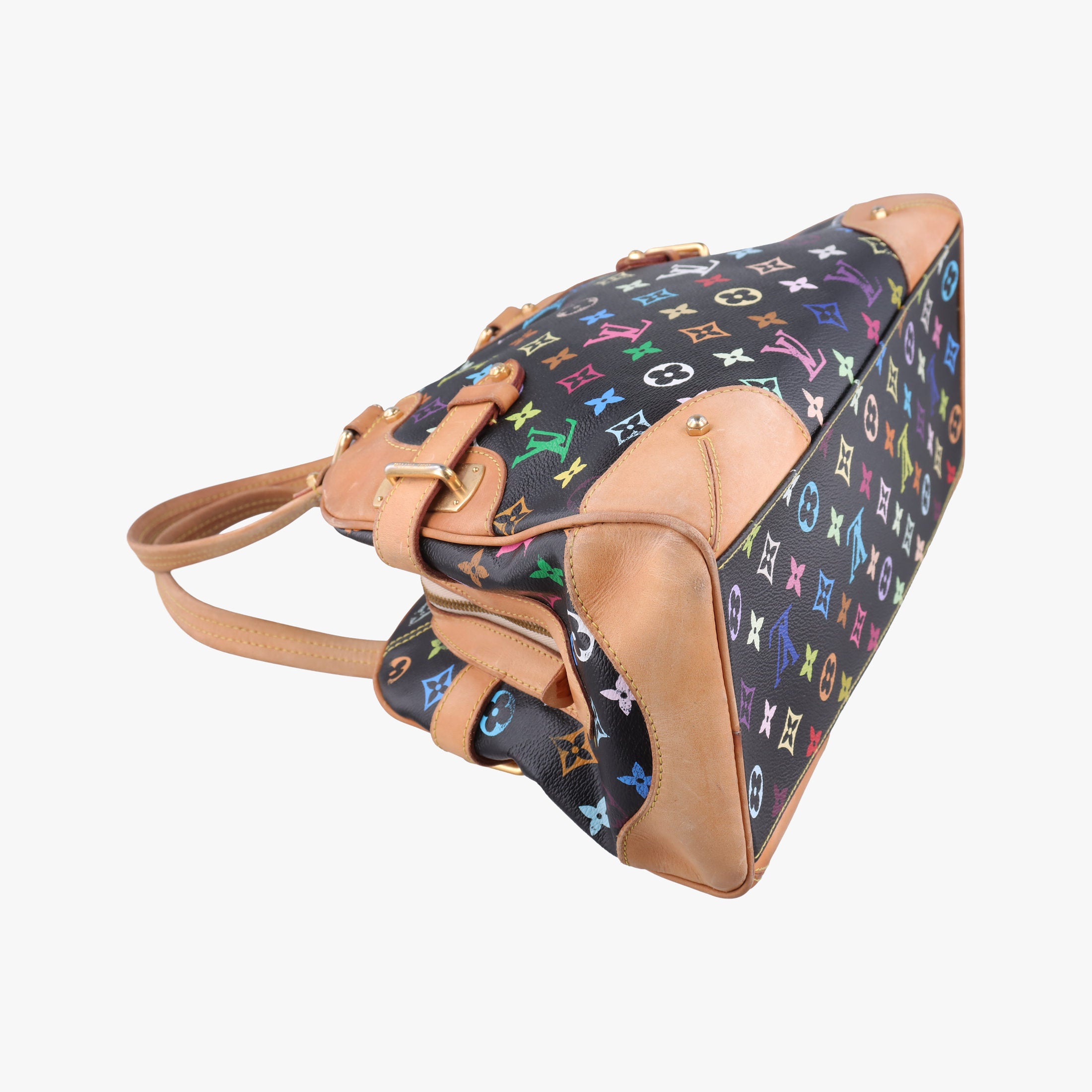 Pre-owned Louis Vuitton CLAUDIA Noir Monogram Multicolor M40194 handbag | stylenewstar