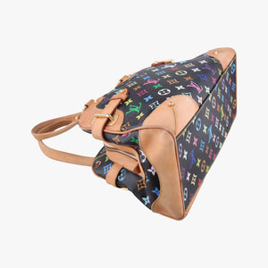 Pre-owned Louis Vuitton CLAUDIA Noir Monogram Multicolor M40194 handbag | stylenewstar