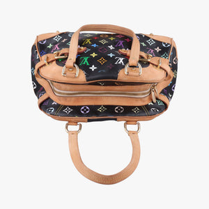 Pre-owned Louis Vuitton CLAUDIA Noir Monogram Multicolor M40194 handbag | stylenewstar