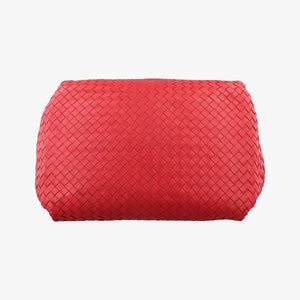 Pre-owned Bottega Veneta Parachute Intrecciato Red Lambskin  handbag | stylenewstar