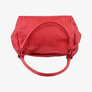 Pre-owned Bottega Veneta Parachute Intrecciato Red Lambskin  handbag | stylenewstar