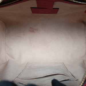 Pre-owned Gucci GG SUPREME Beige×Multicolour PVC coated canvas×Leather 409529 shoulderbag | stylenewstar