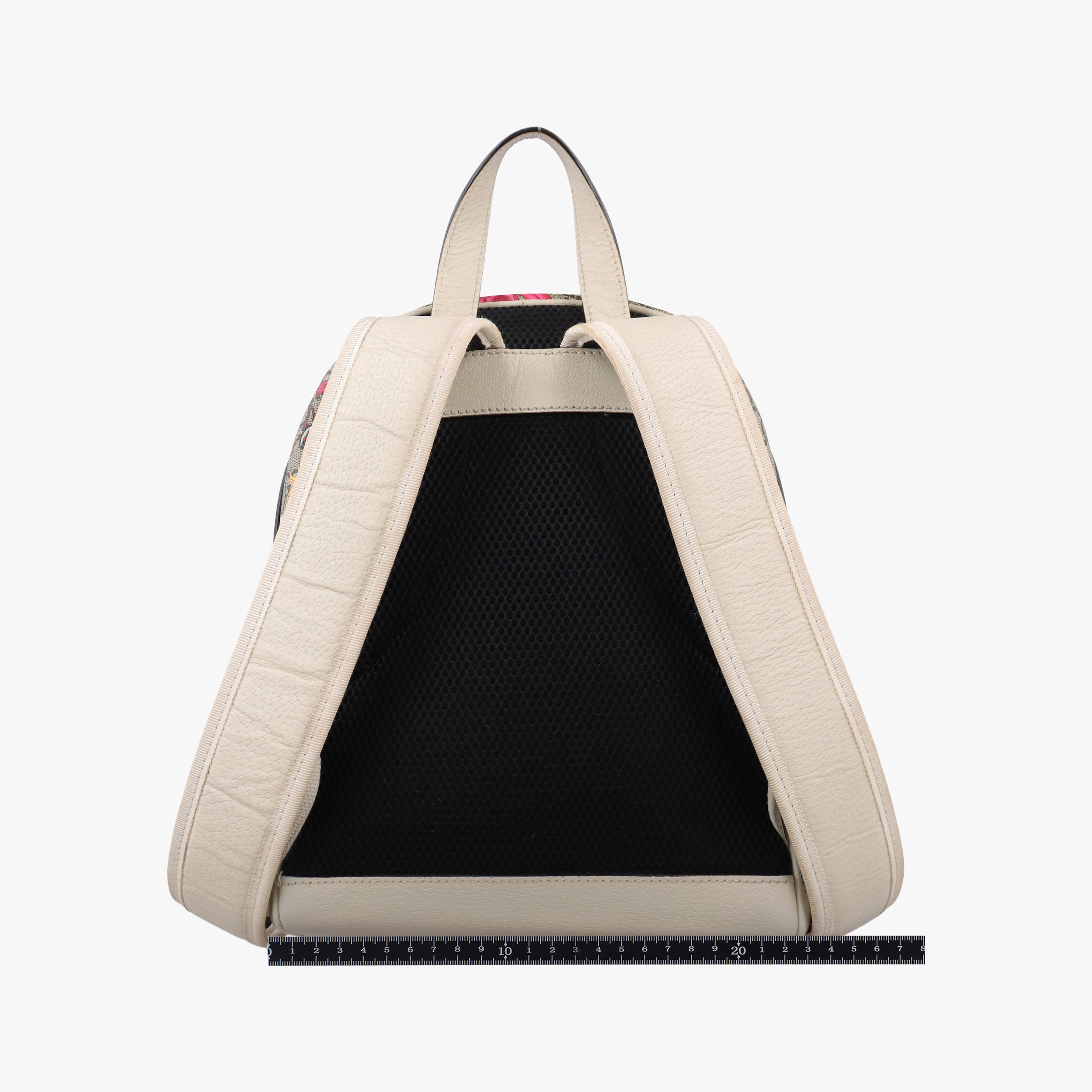 Pre-owned Gucci Ophidia Flora Multicolour PVC coated canvas×leather 547965 backpack/rucksack | stylenewstar