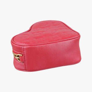 Pre-owned Louis Vuitton Heart on Chain Red Lambskin M80837 shoulderbag | stylenewstar