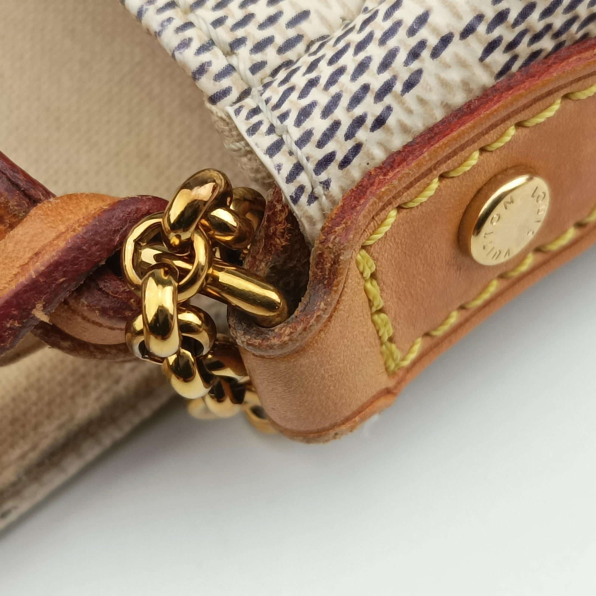 Pre-owned Louis Vuitton FAVORITE PM Azur Damier Canvas N41277 shoulderbag | stylenewstar