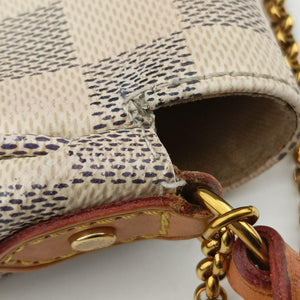Pre-owned Louis Vuitton FAVORITE PM Azur Damier Canvas N41277 shoulderbag | stylenewstar