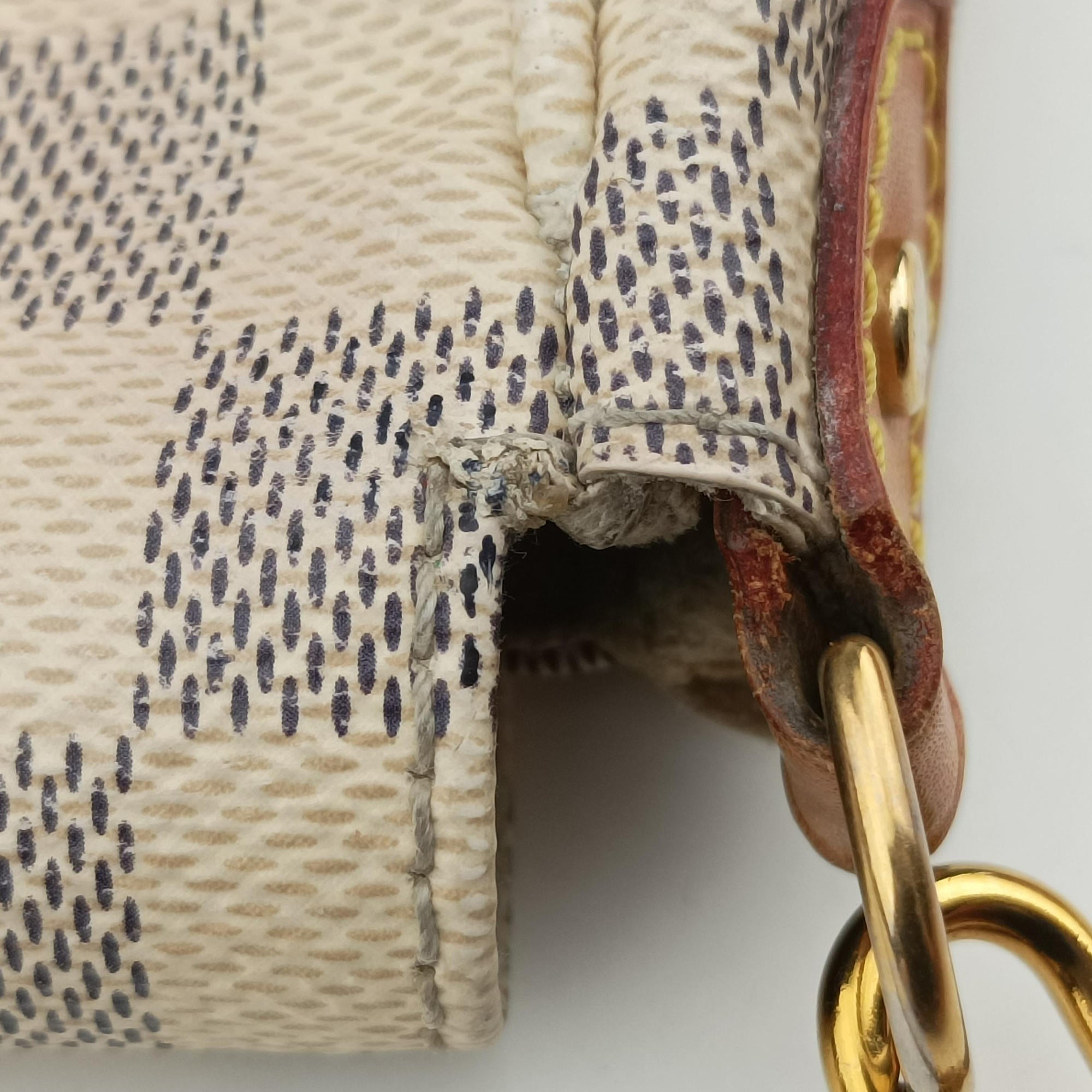 Pre-owned Louis Vuitton FAVORITE PM Azur Damier Canvas N41277 shoulderbag | stylenewstar