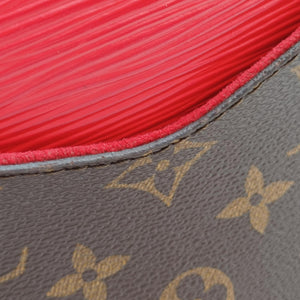 Pre-owned Louis Vuitton SAINT MICHEL Brown×COQUELICOT Monogram Canvas×epi M44031 shoulderbag | stylenewstar