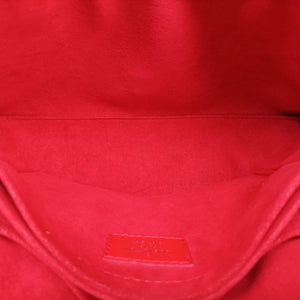 Pre-owned Louis Vuitton SAINT MICHEL Brown×COQUELICOT Monogram Canvas×epi M44031 shoulderbag | stylenewstar